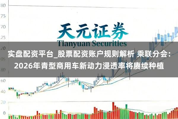 实盘配资平台_股票配资账户规则解析 乘联分会：2026年青型商用车新动力浸透率将赓续种植