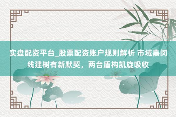 实盘配资平台_股票配资账户规则解析 市域嘉闵线建树有新默契，两台盾构凯旋吸收