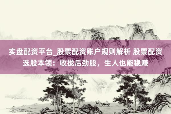 实盘配资平台_股票配资账户规则解析 股票配资选股本领：收拢后劲股，生人也能稳赚